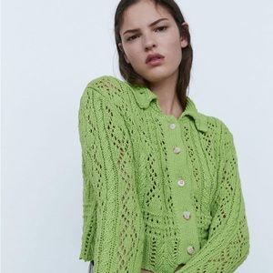 Zara knitted cardigan